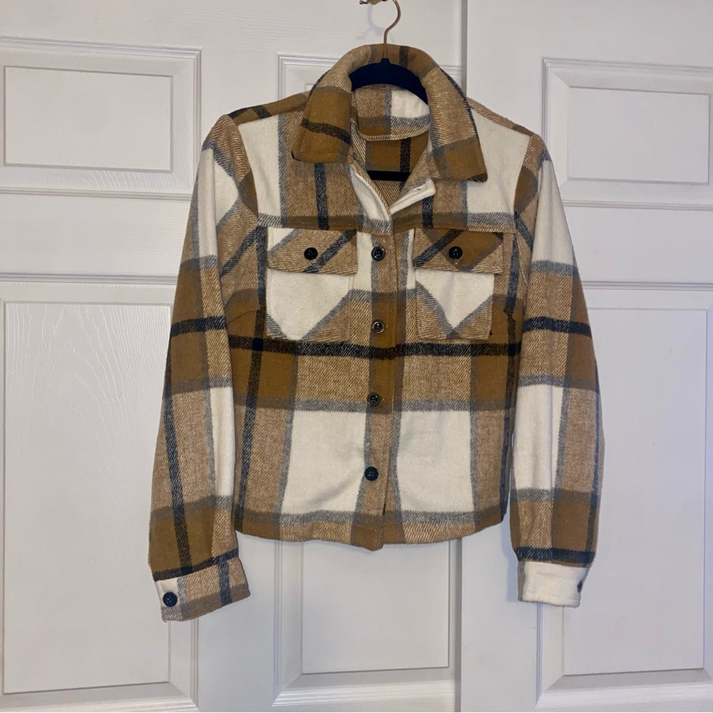 Plaid Button Down Women’s Shacket